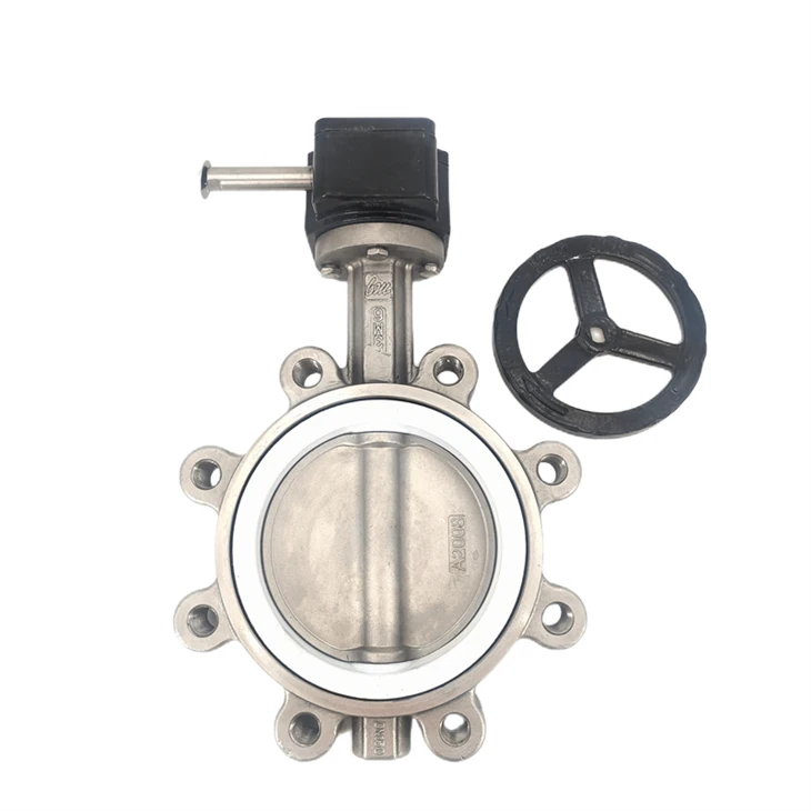 316L chuvalchangli tishli Lug turi PTFE kapalak vana